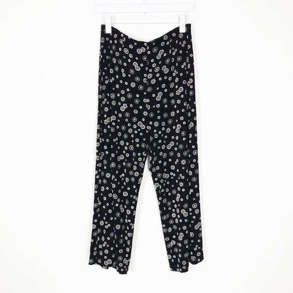 Coldwater Creek Black & White Floral Pants - Picture 7 of 7